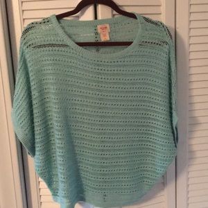 Loose fit see through sweater